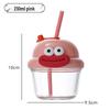 Influencer Mini Dun Dun Straw Cup - Cute, Stylish, High-Value Ins Style Small Glass Cup with Lid