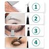 1/4pcs Stainless Steel Eyebrow Trimming Clip Professional Tweezer Set Very Precise Facial Hair Remover Pliers Beauty Makeup Tool
