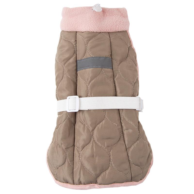 Pet Clothes Casual Autumn and Winter Padded Thermal Vest Vest Vest Than Bear Teddy Puppy Dog Adjustable Dog Clothing