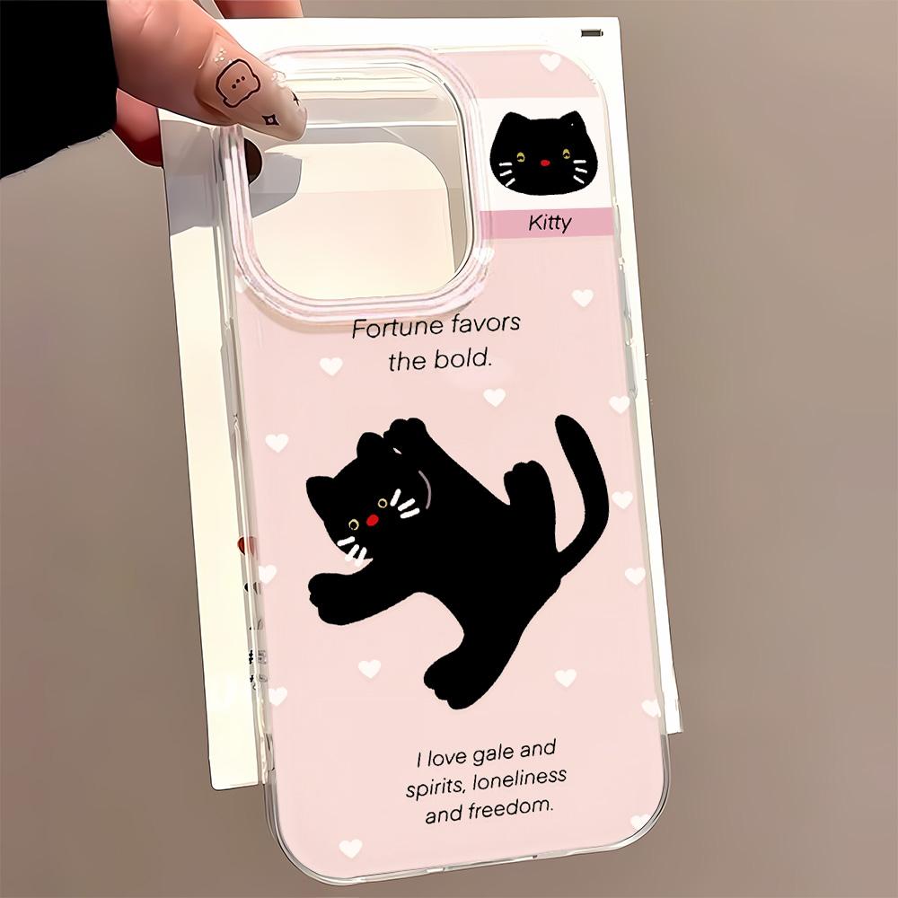 Painted Phone Case for iPhone 12 13 15 16 iPhone 16 12 13 14 15 Pro  14 15 16 Pro Max Coverage Shockproof Anti-Fingerprint Fresh Style Protective Case