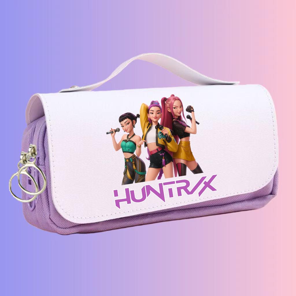 KPOP Anime Demon Hunter Girl Group Pencil Case - Large Capacity Student Stationery Box