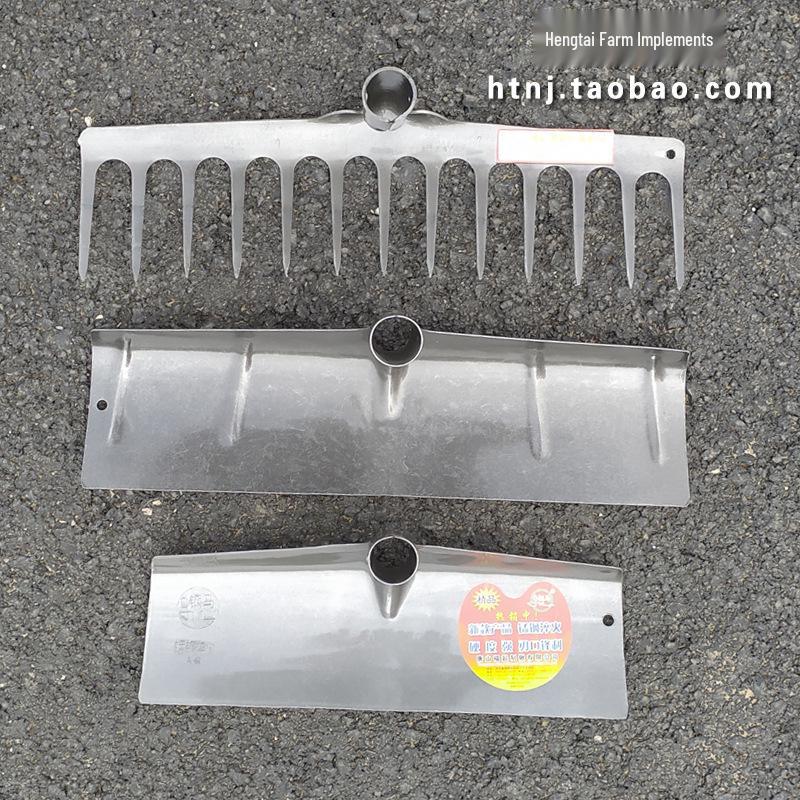 Manganese Steel Plate Rake: Iron Scraper for Manure Removal, Grain Drying, Concrete, and Soil Loosening