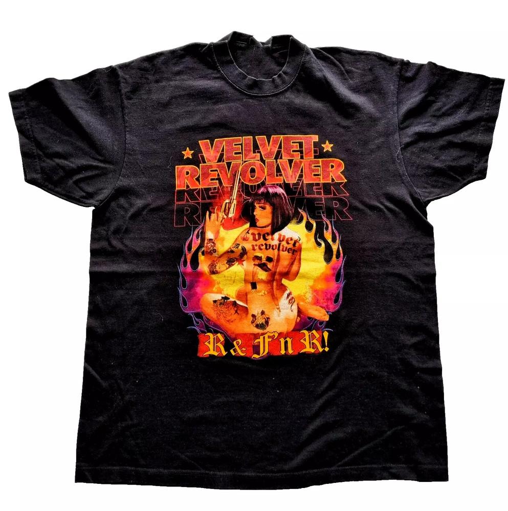 

Velvet Revolver TOUR T shirt Black Size S-5XL DO345 Unisex T-Shirt XXL