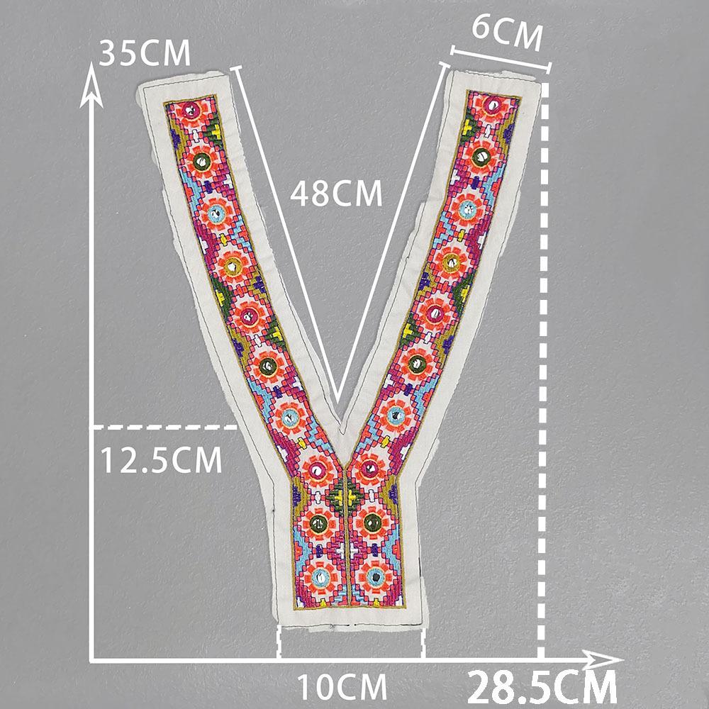 Sewing Diy Lace Ethnic Style Miao Embroidery Clothing Apparel Accessories Performance Costume Accessories Lace Embroidery Embroidery