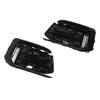Fog Light Grille Set Left Right Glossy Black Impact Resistant Stylish for A6 C8 PA Sport 2022