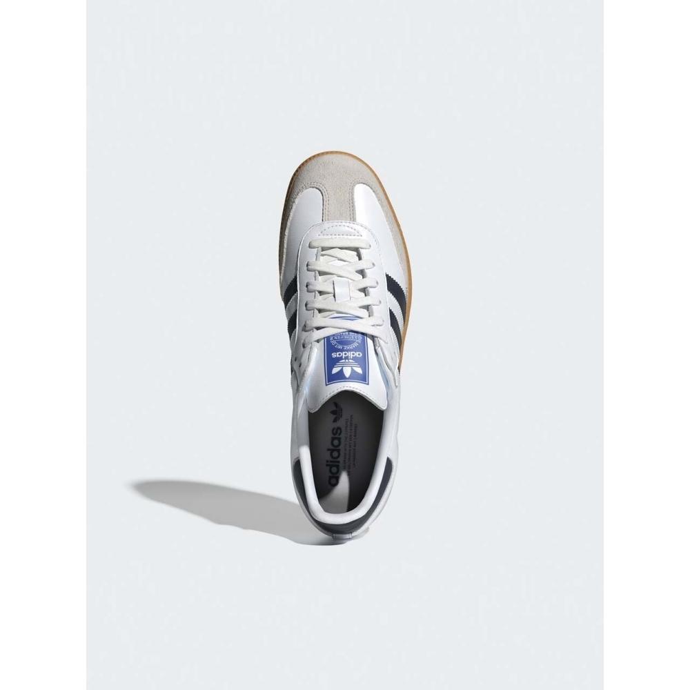 adidas gazelle silver green womens adidas Samba Classic Indoor Shoes (White/Black) 7.5 main image 1