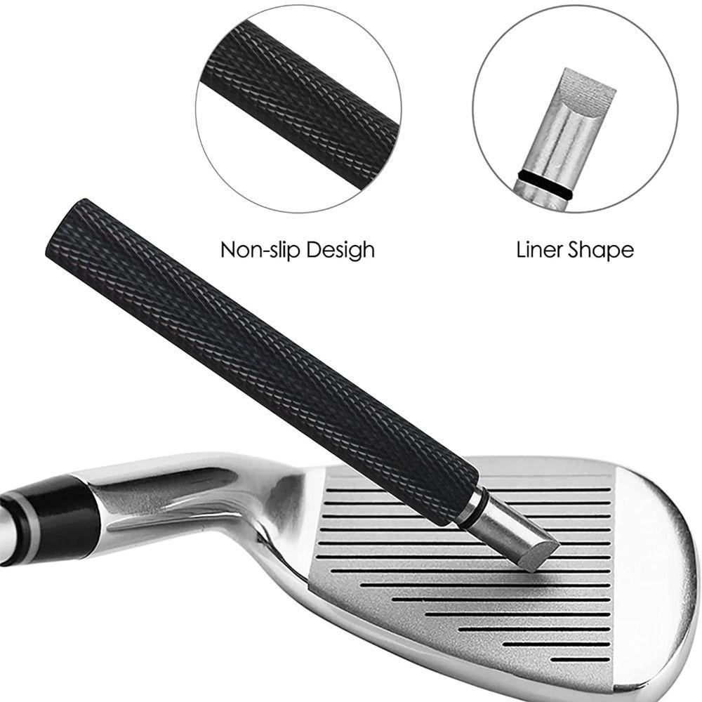 Portable Golf Club Head Cleaner Anti-slip Golf Club Groove Sharpener For Golf