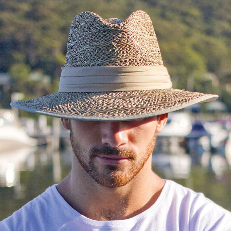 Sun Glove Straw Hat for Men and Perfect for Farm and Wide UV and Sun Perfect for the and Women, Work, Beach, Surfing, Brim, Protection, Protection,