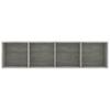 Bookshelf TV Cabinet Concrete Grey 143*30*36 Cm