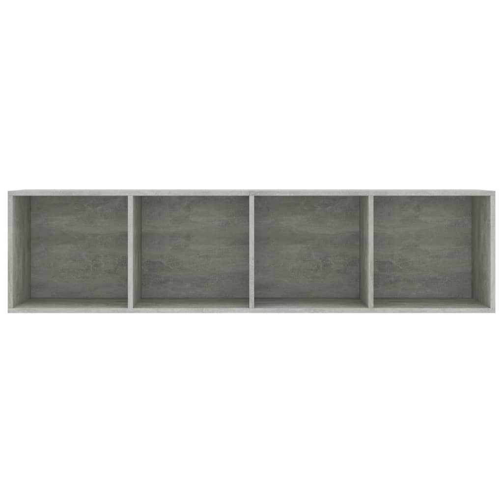 Bookshelf TV Cabinet Concrete Grey 143*30*36 Cm