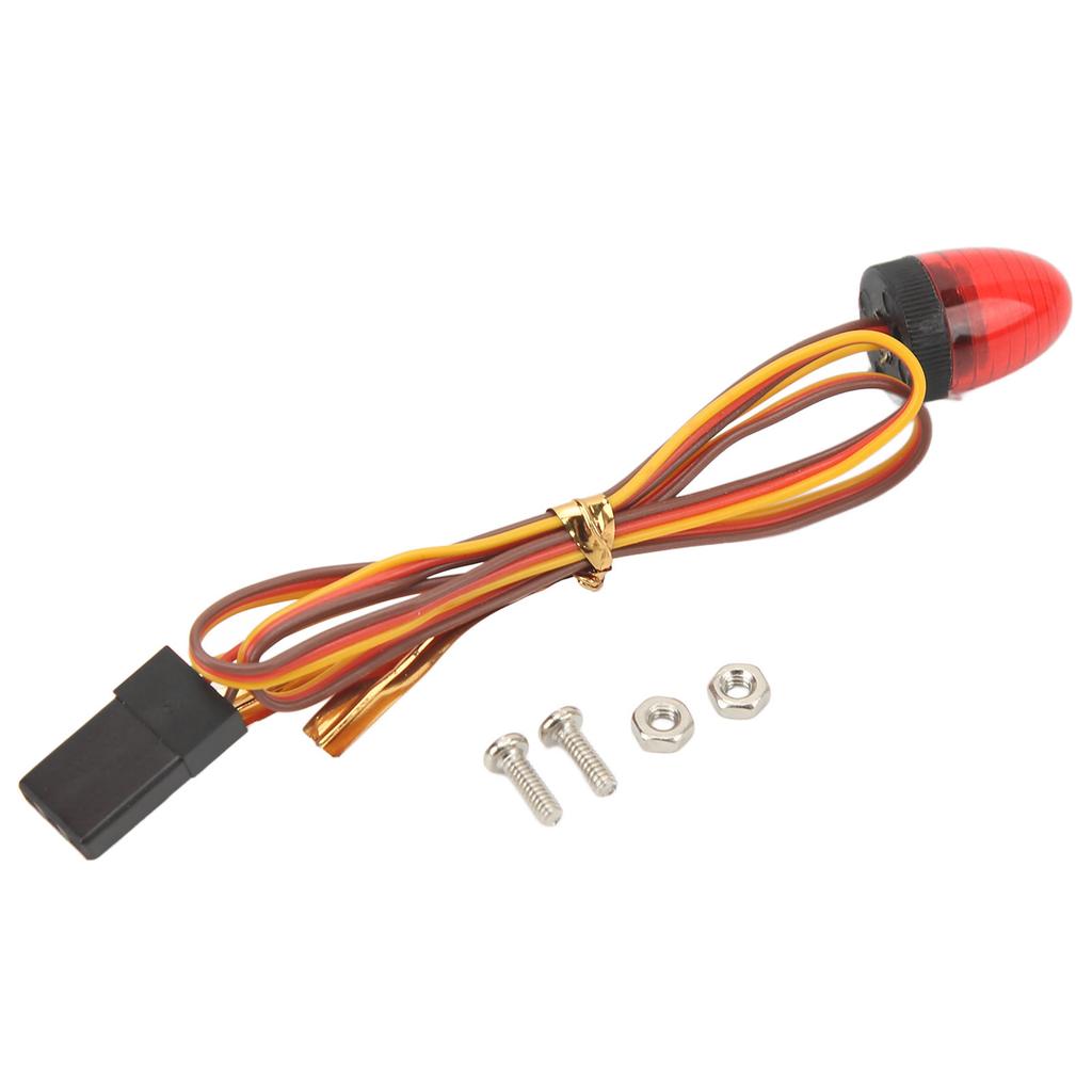 RC Car Alarming Light 5 Light Modes High Simulation Round Compact 10x15mm LED Warning Light for
