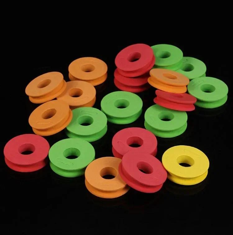 EVA Foam Spools Fishing Winding Board Fishing Hook Line Tackle Foam Spool Trace Wire Swivel Tackle Fish Line Tools