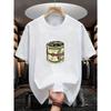 Herren-Print-T-Shirt mit klassischem Hundert-Dollar-Schein-Design, geeignet für jeden lässigen Anlass, stilvoll