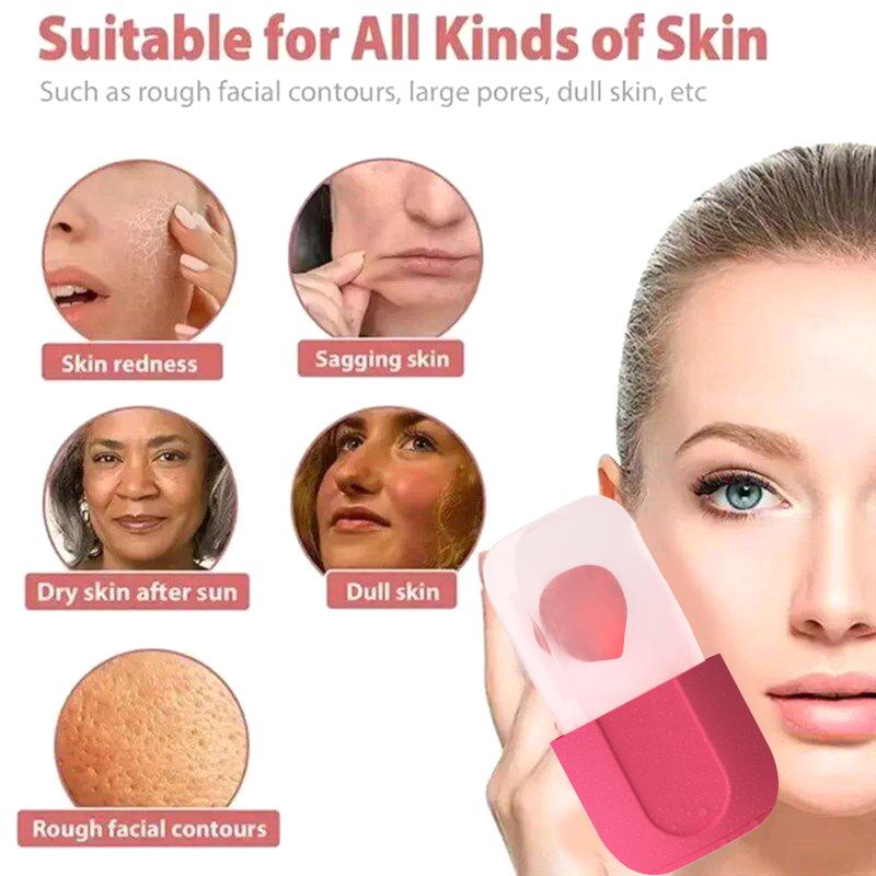 Silicone Face Ice Roller Mold 1PCS Beauty Massager for Anti Puffiness and Skin Tightening at Home