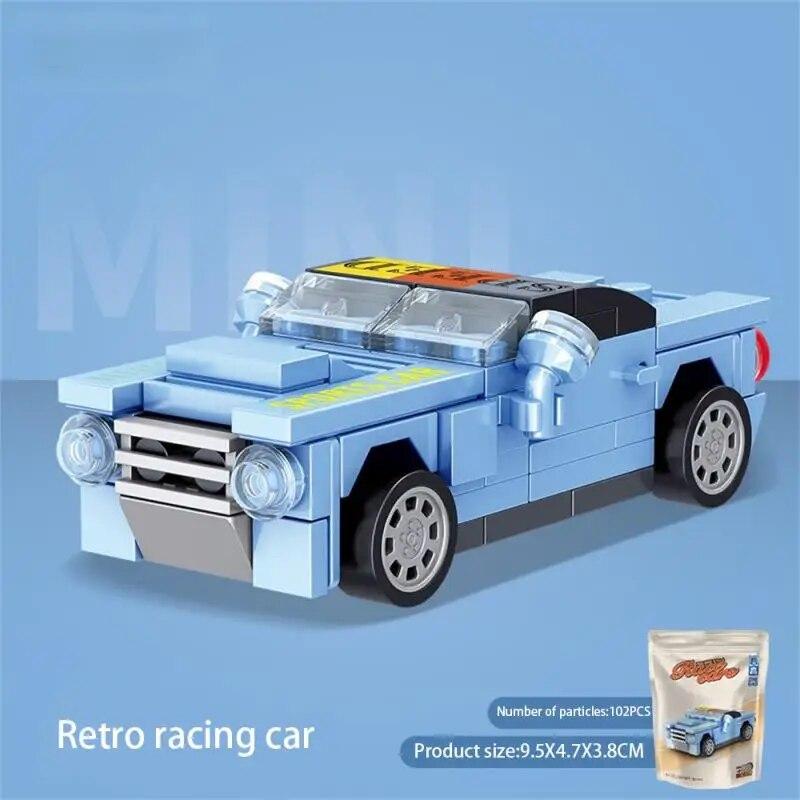 Racing Toys Creative Plastic Toy Building Blocks Attractive Assembled Building Blocks Rounded Without Hurting Hands Portable Fun