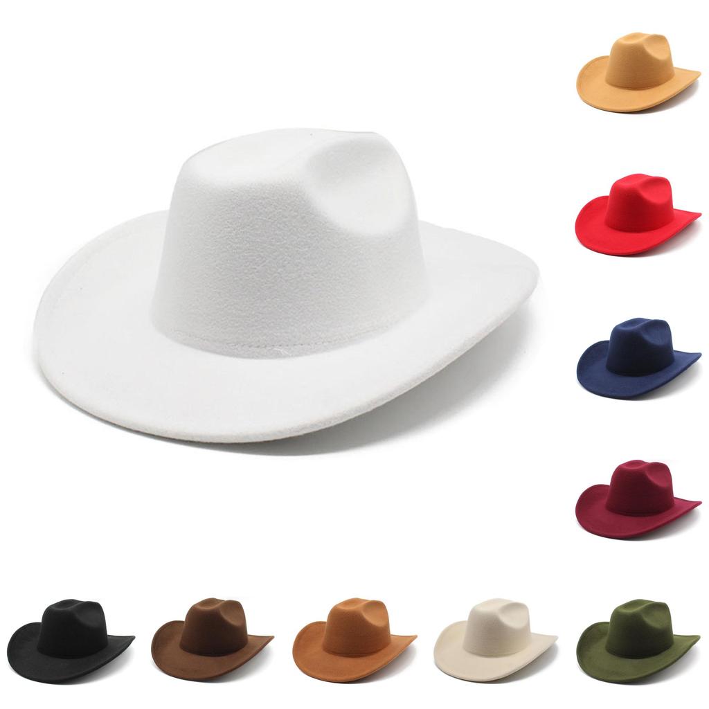 Style Cowboy Hat With Wide Brim For Summer Sun Protection And Breathability