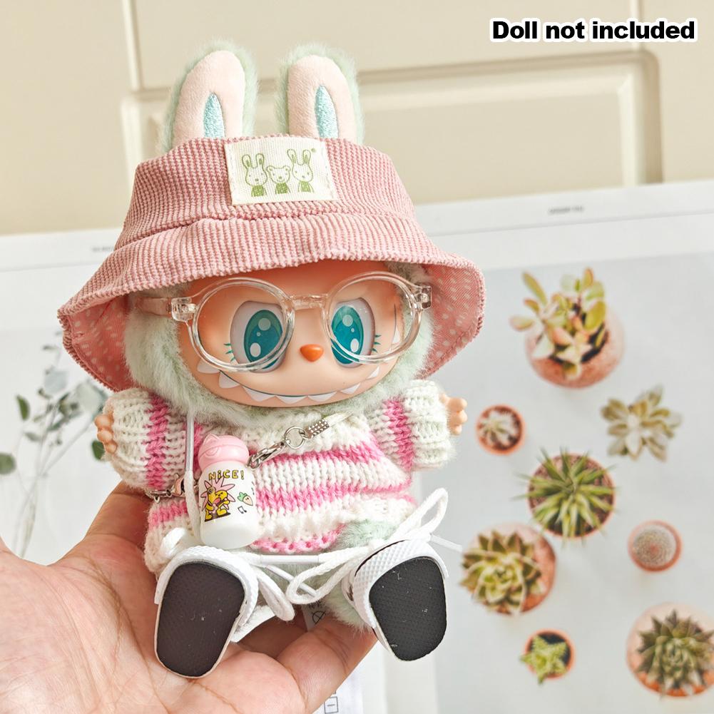 

Для 17 см Кукольная одежда Лабубу Модная одежда Толстовки Кукольная одежда Цветовые толстовки Кукольные аксессуары Милые украшения Маленькая одежда 04#