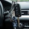 Cartoon Dinosaur Pendant Animals Bag Hanging Accessories Leather Rope Car Keychain  Car Accessory