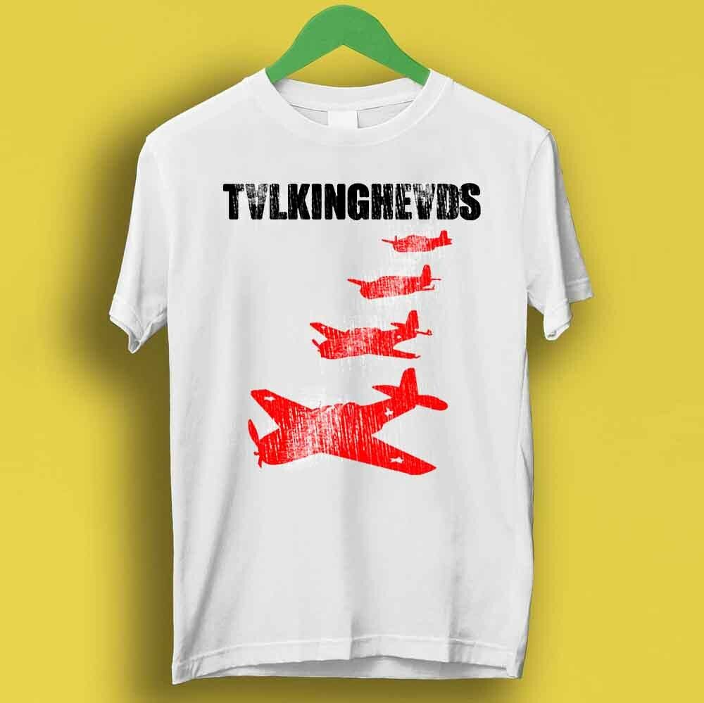 Talking Heads Punk Rock Plane Music Gift Tee T Shirt P3207