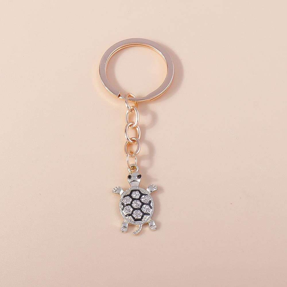 Romantic Moon Star Keychains Crystal Key Rings Gift for Women Men Car Key Handbag Pendants Jewelry Making Accessorie