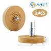 DE Warehouse 24H Shipping Free Delivery SATC 2pcs 88mm Decal Remover Eraser Wheel Rubber Wheel Eraser with Drill Adapter