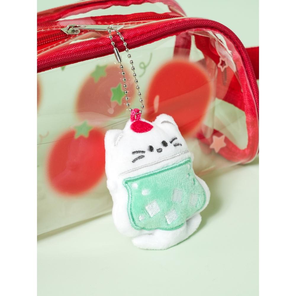 Daiso Cream Soda Ball Chain Doll Keyring