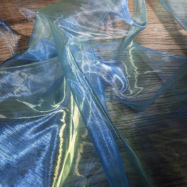 Gradient Organza Mesh Veil Skirt Fabric for Creative Decorations