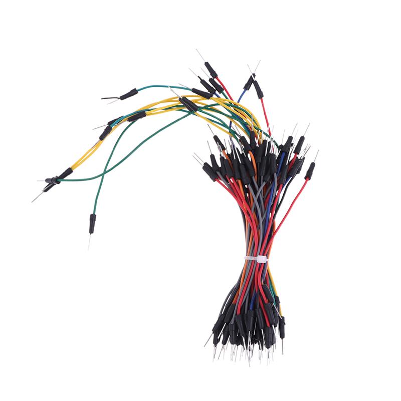 Mb102 Steckbrett Stromversorgungsmodul 830 Punkte Lötfreies Prototypen Steckbrett Kit mit 65 flexiblen Jumperkabeln DIY Elektronik 3.3/5