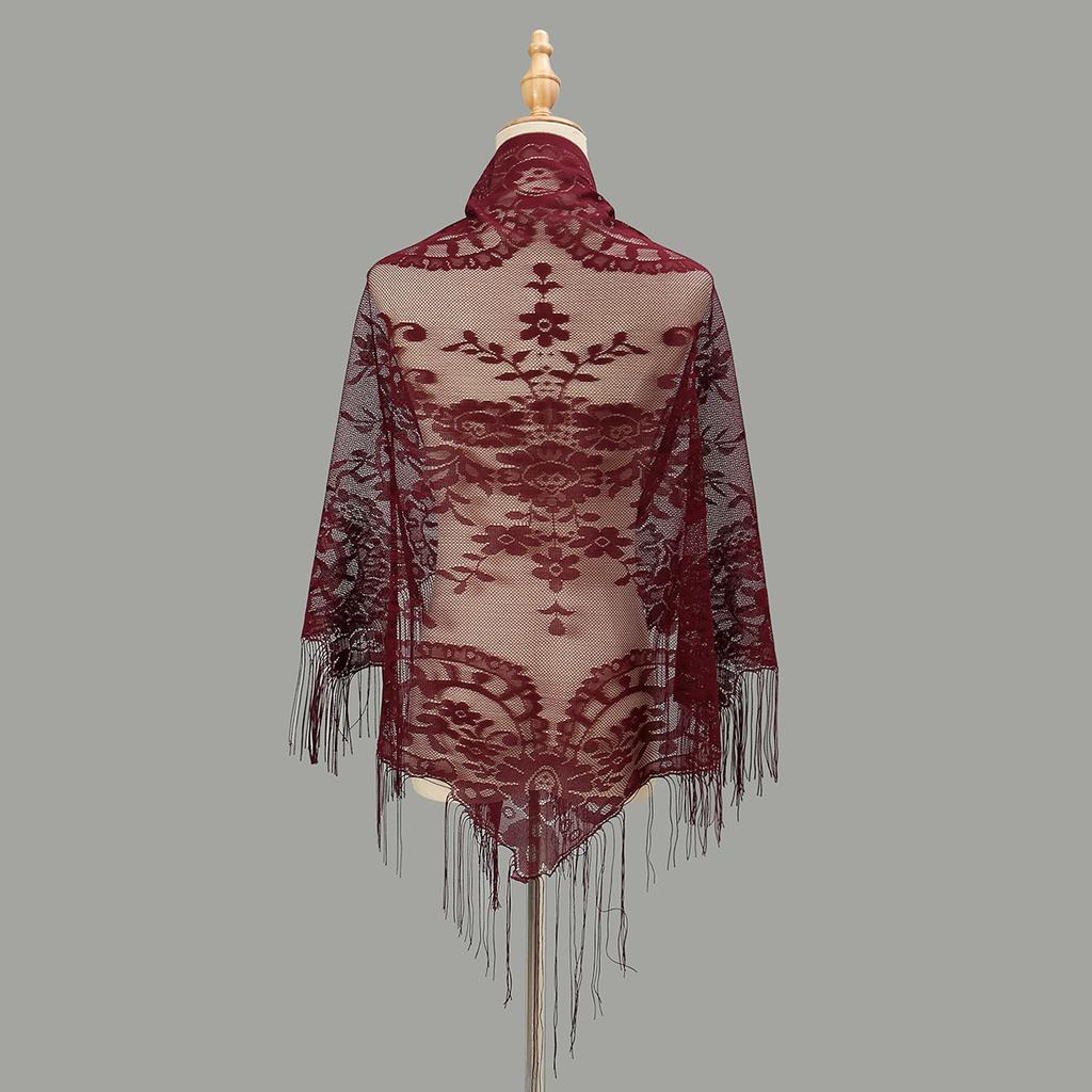 New Lurxe Lace Scarf Hijab Women Scarf Shawl Fringe Solid Pashmina Stole Bufandas Muslim Hijab Sjaal Party Shawl Embroidery Veil