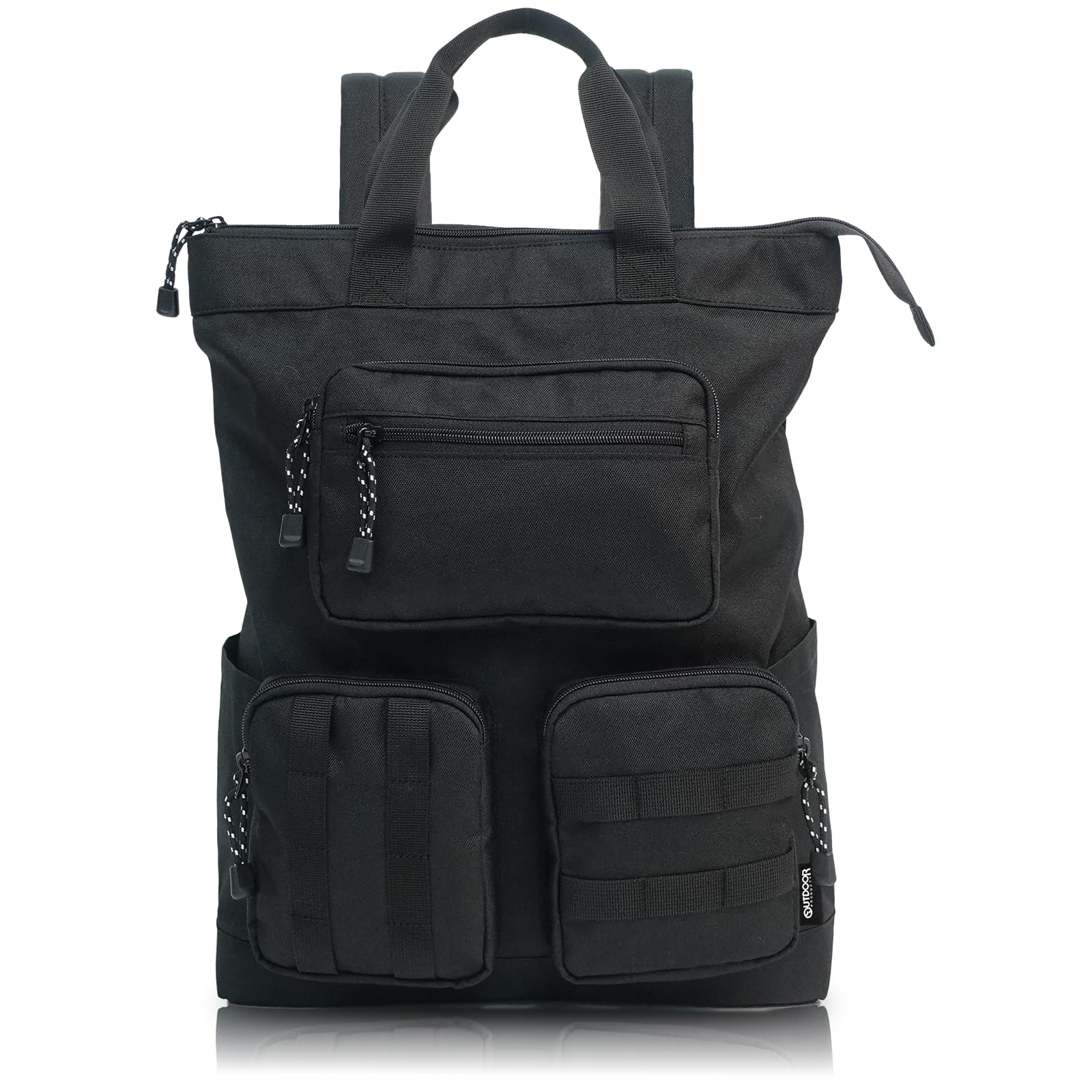 

Outdoor Products Backpack, Tote Backpack, Multi-Pocket, A4 Storage, PC Storage, Explorer