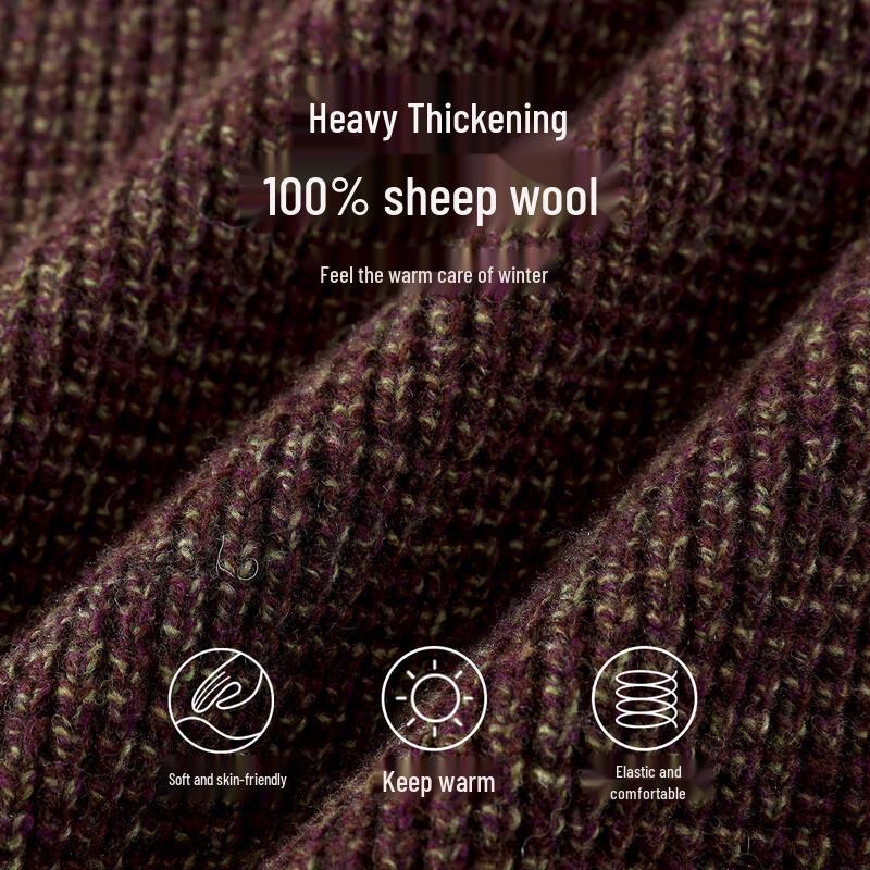 Antonio Men's Heavyweight Merino Wool Cardigan