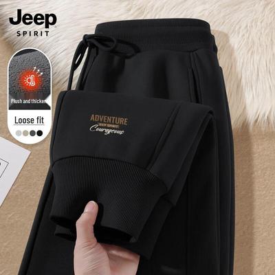 JEEP SPIRIT Herren Jogginghose mit Fleecefutter