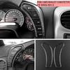 Car Dashboard Trim Carbon Fiber Sticker For Chevrolet Corvette 2005-2013 Auto Speedometer Panel Frame Cover Interior Accessories