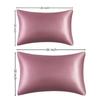 2pcs 20" X 36" Silky Pillow Cover 20" X 26" Pillow Cases Soft Silk Satin Pillowcase  Hair Skin
