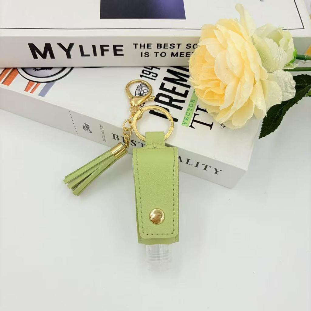 Portable Refillable Sanitizer Antibacterial Key Holder Pendant Ornament