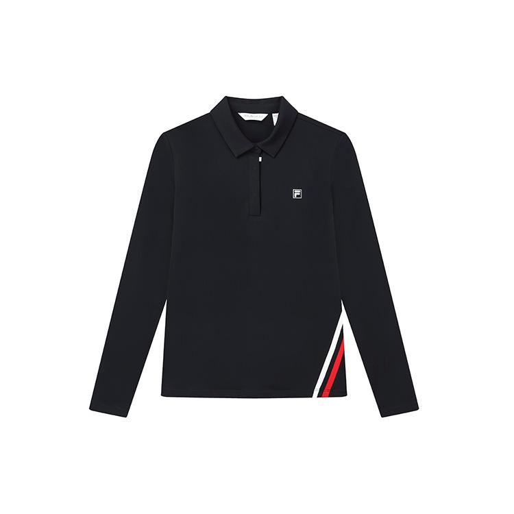 

New FILA Athletics Polo Shirt Women s Legend Blue A11W215210F-NV S