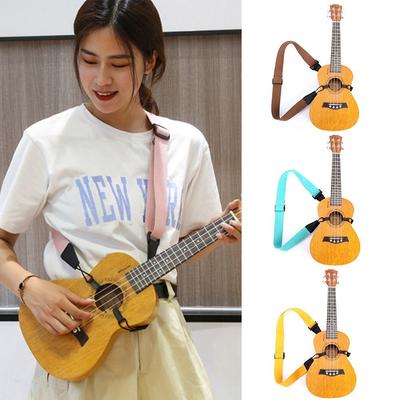 Popruh s háčkem z nylonu pro ukulele, kytarové příslušenství, hudební nástroje, popruhy, nastavitelný opasek