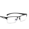 Blue Light Blocking Semi-Rimless Nearsighted Glasses Metal TR90 Prescription Eyewear 0 -0.5 -0.75 -1.0 Computer Glasses