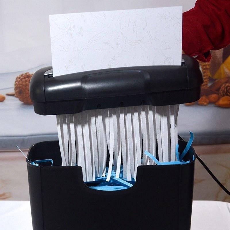 Intelligent Paper Shredder 10L Large Capacity Electric Mute Shredder Mini Household Office Paper Shredder Cutter