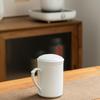 Muyi Sweet White Porcelain Office Tea Cup