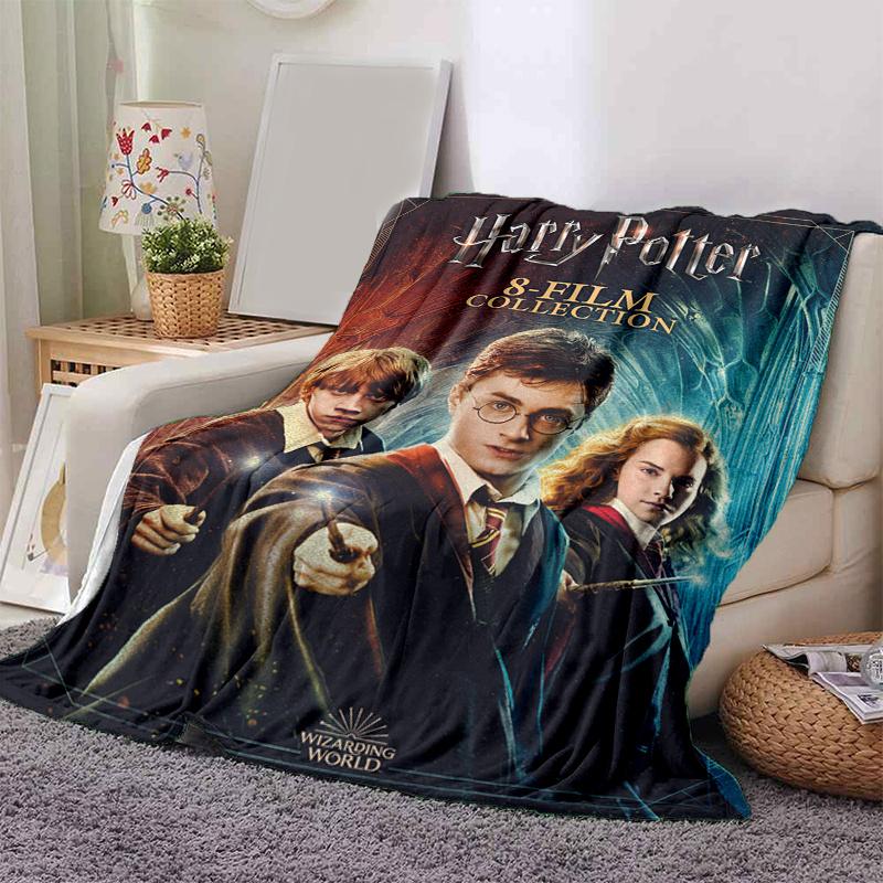 

Harry Potter: The Complete 8-Film CollectionPrint Blanket, Soft Blanket For Sofa Office Bed And Travelling Daughter Birthday Gift esj269 130cm×150cm（50in×60in）
