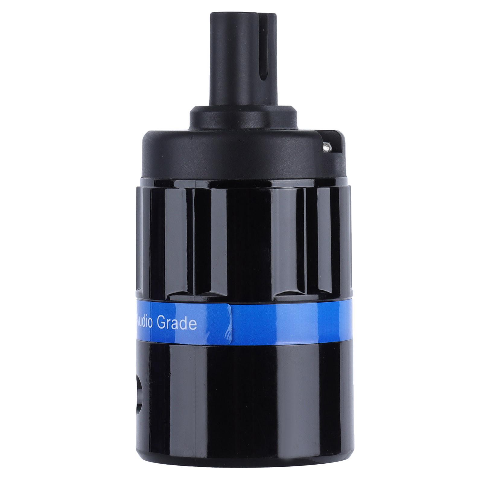 

Разъем IEC Monosaudio F184R Чистая медь Позолоченный Разъем шнура питания переменного тока для кабеля 6мм20мм 100250В