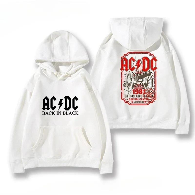 

2025 Популярний Новий Стиль ACDC Гурт Худі з Капюшоном для Чоловіків і Жінок Метал Рок Ретро Принтовані Топи Добре Продаються на Міжнародному Ринку 2XL