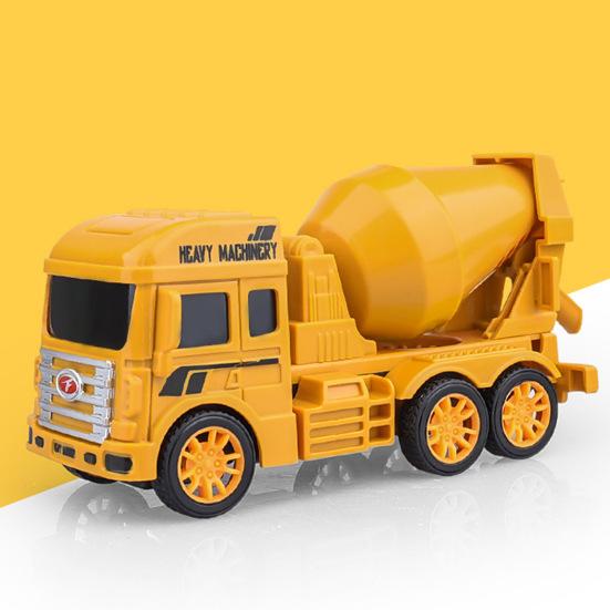 Engineering Vehicle Toy Flexible Joints Simulation Inertial Pull Back Sliding Dump Truck Bulldozer Excavator Model Gifts for Boys