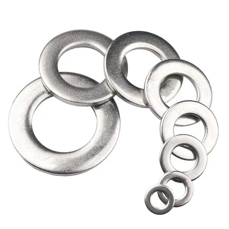 Nickel-Plated Carbon Steel Flat Washer for Screws