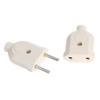 Hot Sale 2 Pin EU Plug Male Female Electronic Connector Socket Wiring Power Extension