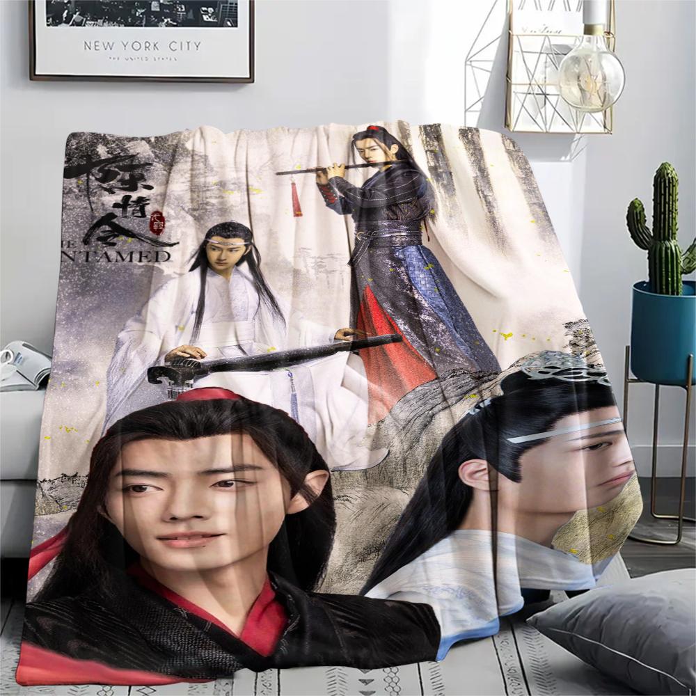 1Pc The Untamed Print Flannel Blanket, High quality Comfortable for All Seasons, Home Decor, Warmth and Comfort, Perfect for Christmas Gifts