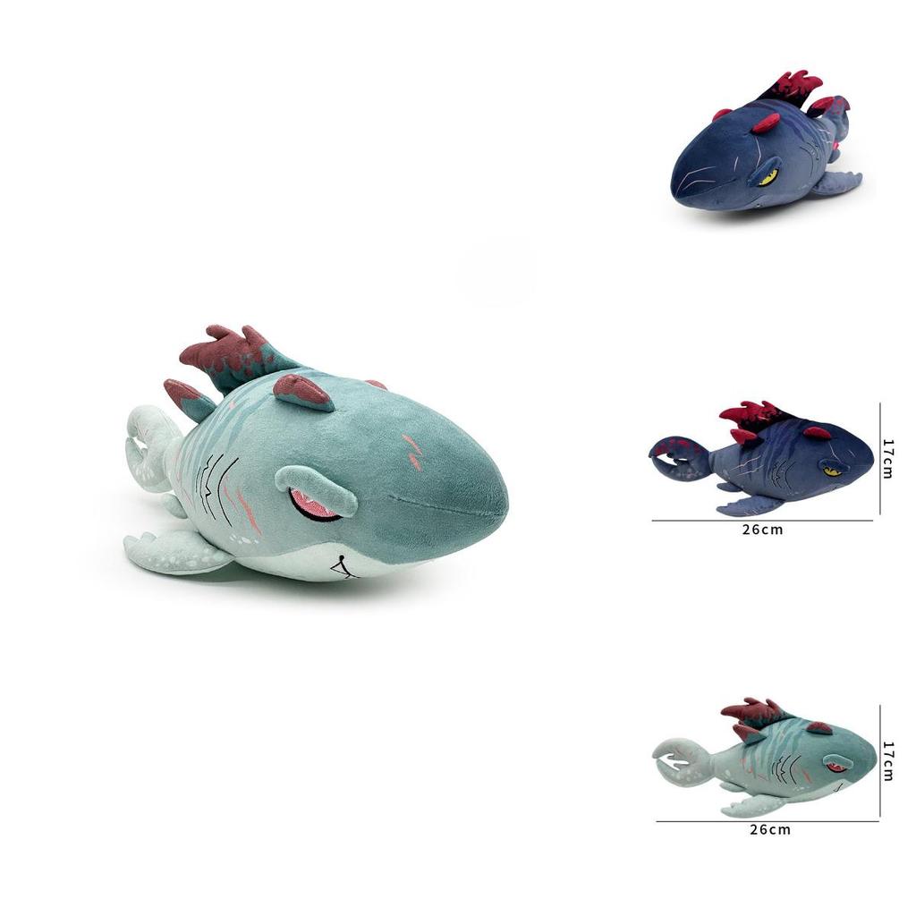 Shadowmaw Megalodon Soft Plush Toy With Vacuum Pack For Kids And Gamers
