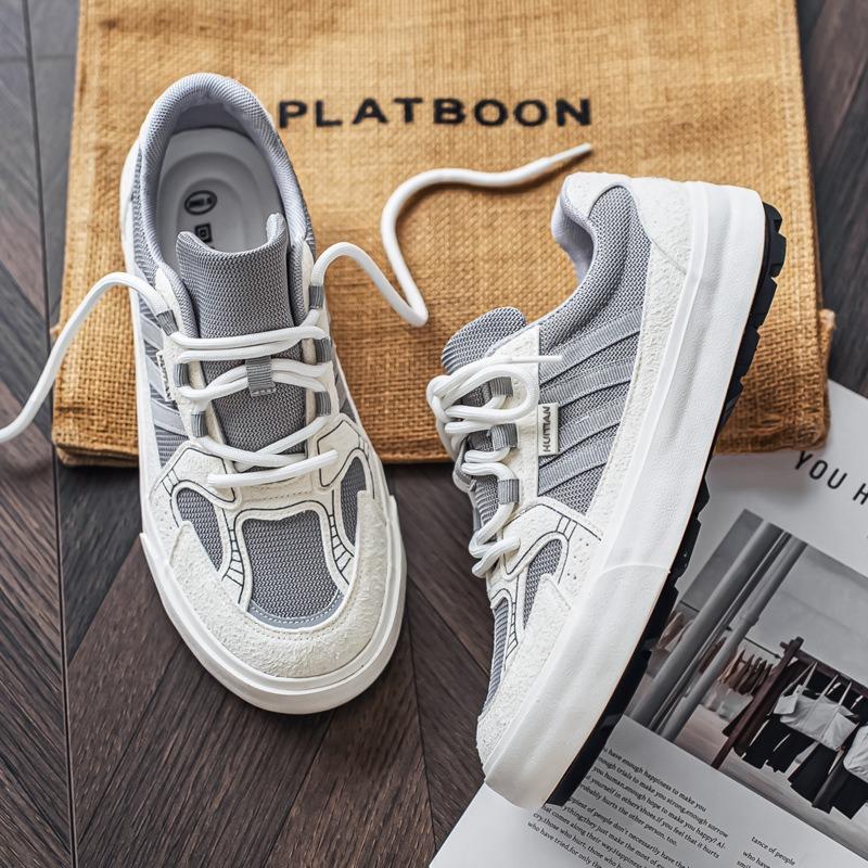 Scarpe da ginnastica da uomo Moda Casual Tela a taglio basso Uomo Antiscivolo Comfort Traspirante Versatili Scarpe a suola piatta Zapatillas Hombre