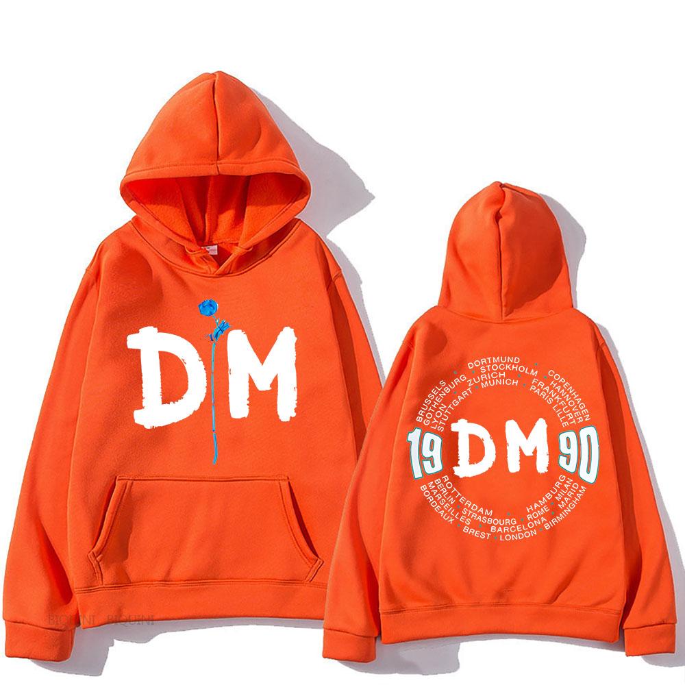 Depeche Mode Hoodie for Autumn/Winter Hip Hop Comfortable Sweatshirt Long Sleeve Gothic Soft Clothes Retro Pullovers
